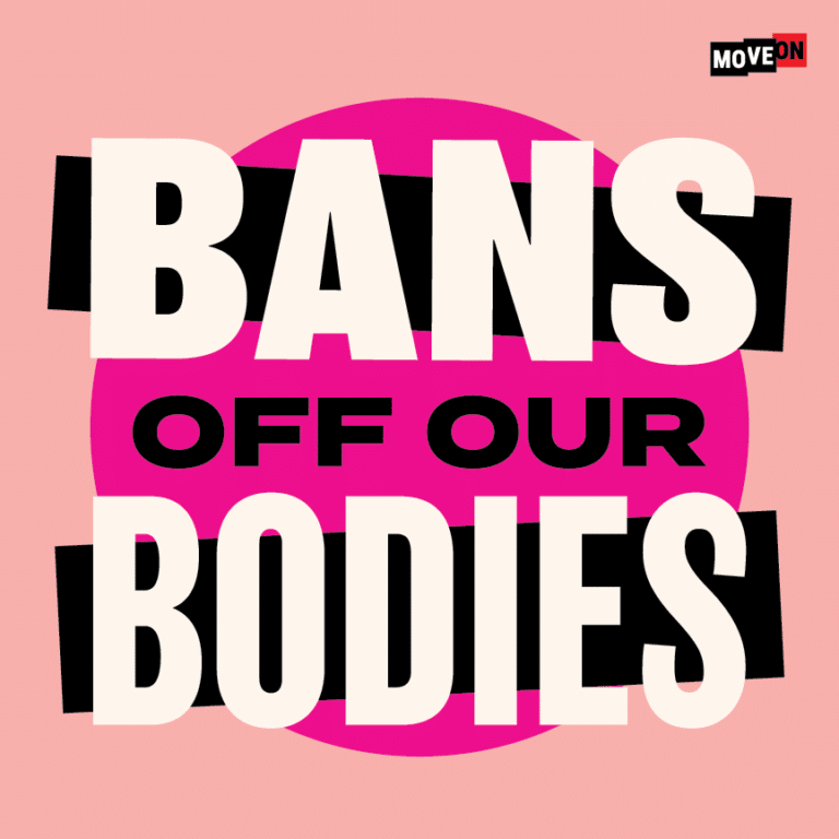 Free Bans Off Our Bodies Sticker