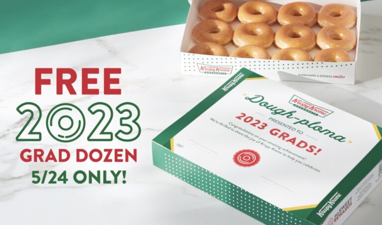 Free Krispy Kreme Dozen Doughnuts for Seniors