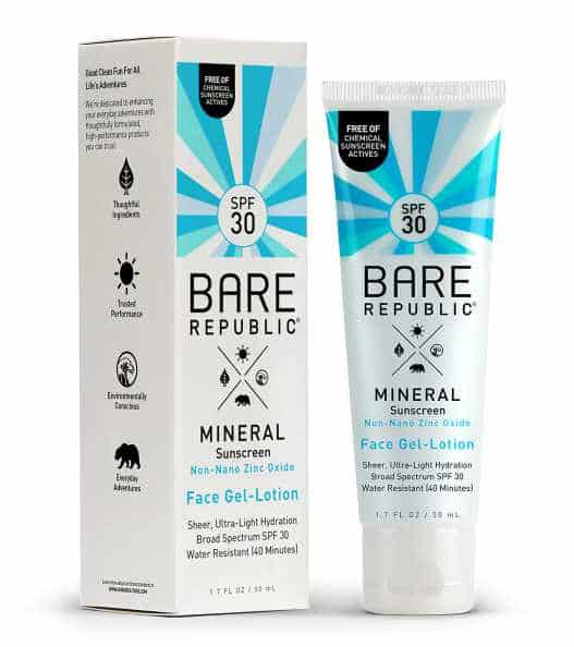 Free Bare Republic Face Sunscreen Gel-Lotion