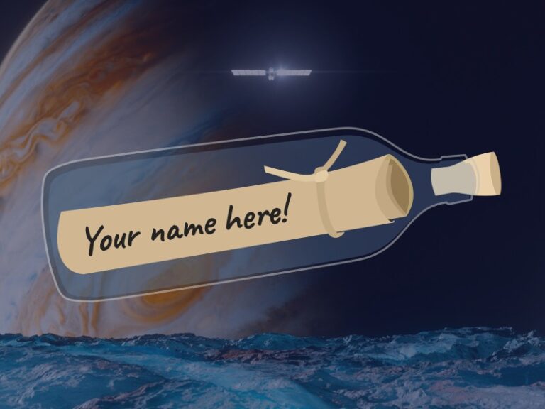 Free Name Engraving on NASA Europa Clipper Spacecraft