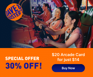 Dave Busters Arcade Card Discount