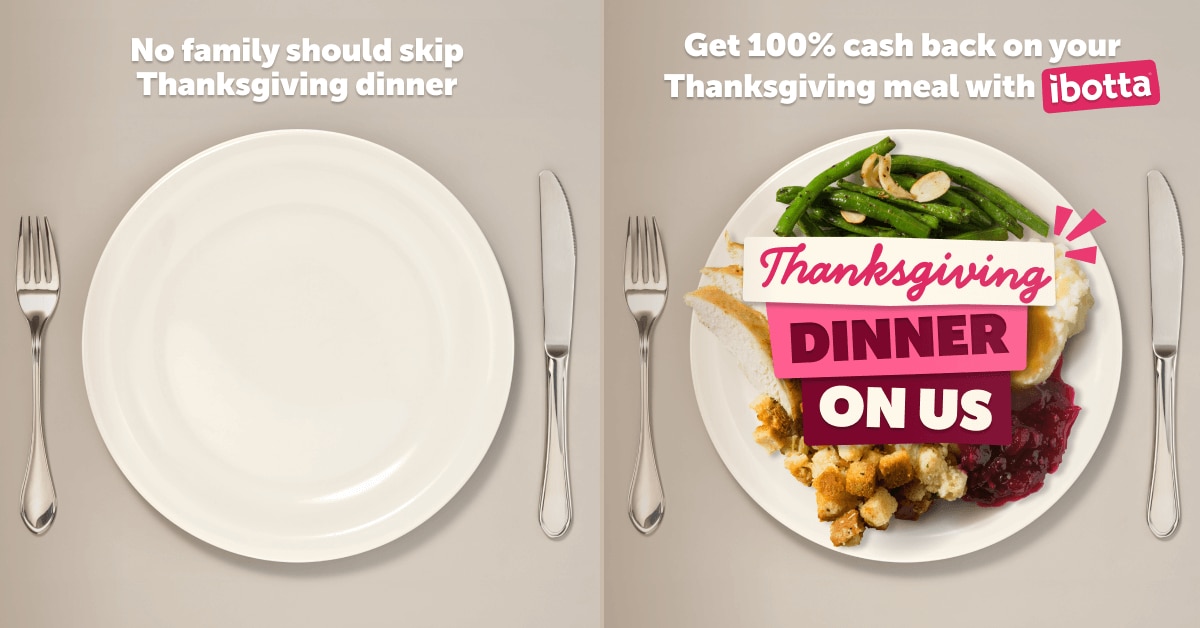 Free Thanksgiving Dinner from Ibotta