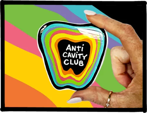 Free Anti-Cavity Club Stickers