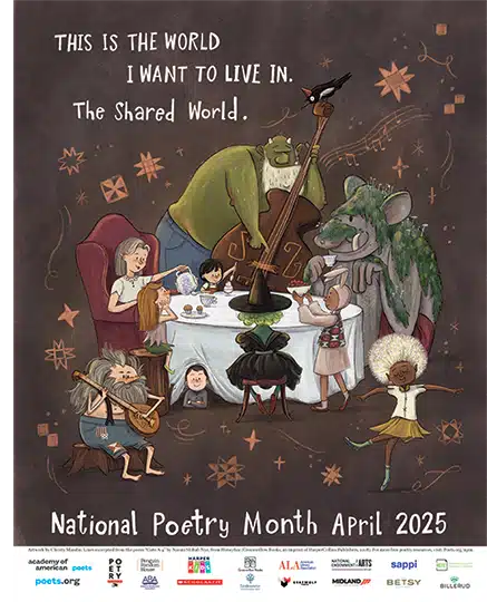 Free 2025 National Poetry Month Poster