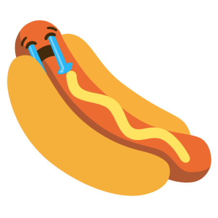 Crying Hotdog Emoji Remix