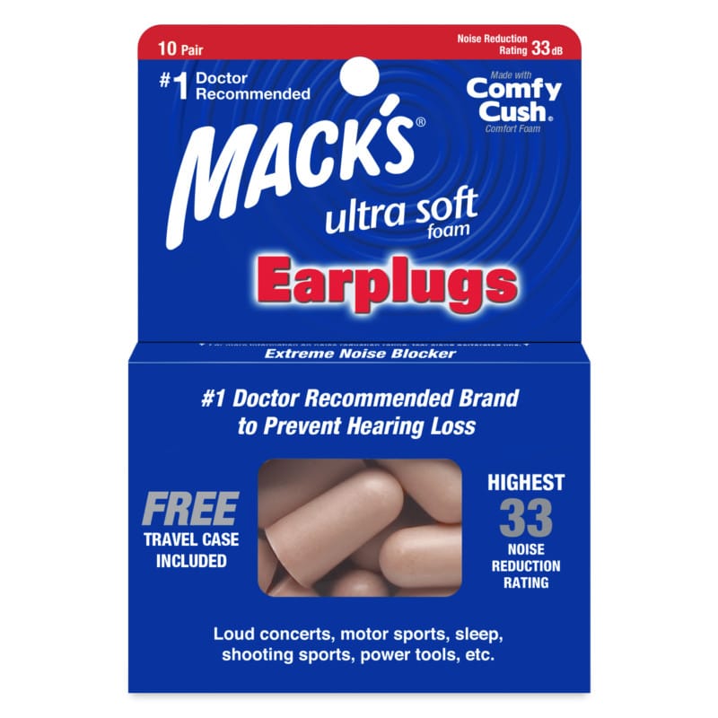 Free Mack's Soft Foam Earplugs