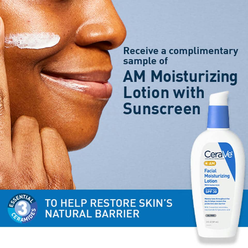 CeraVe Bundle of Moisturizing Lotion & Cream Sample