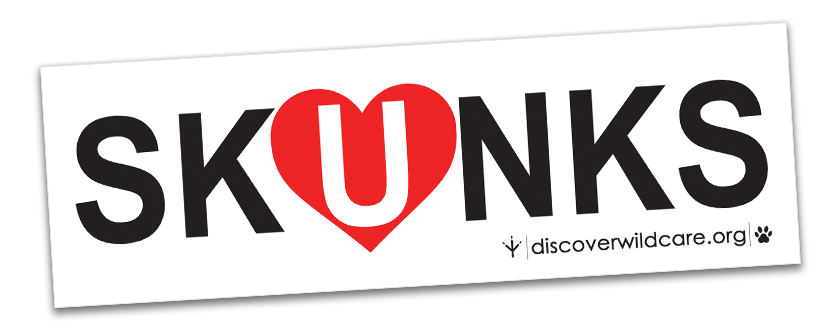 Free I Love Skunks Sticker