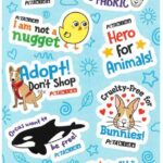 Free peta Halloween Stickers