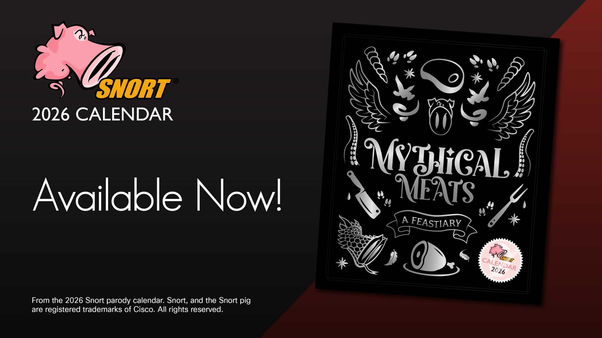 Free 2026 Snort Calendar