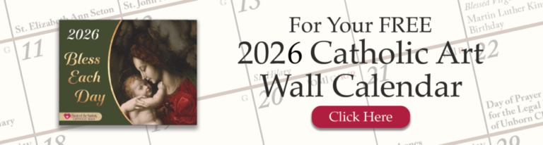 Free 2026 Catholic Art Wall Calendar
