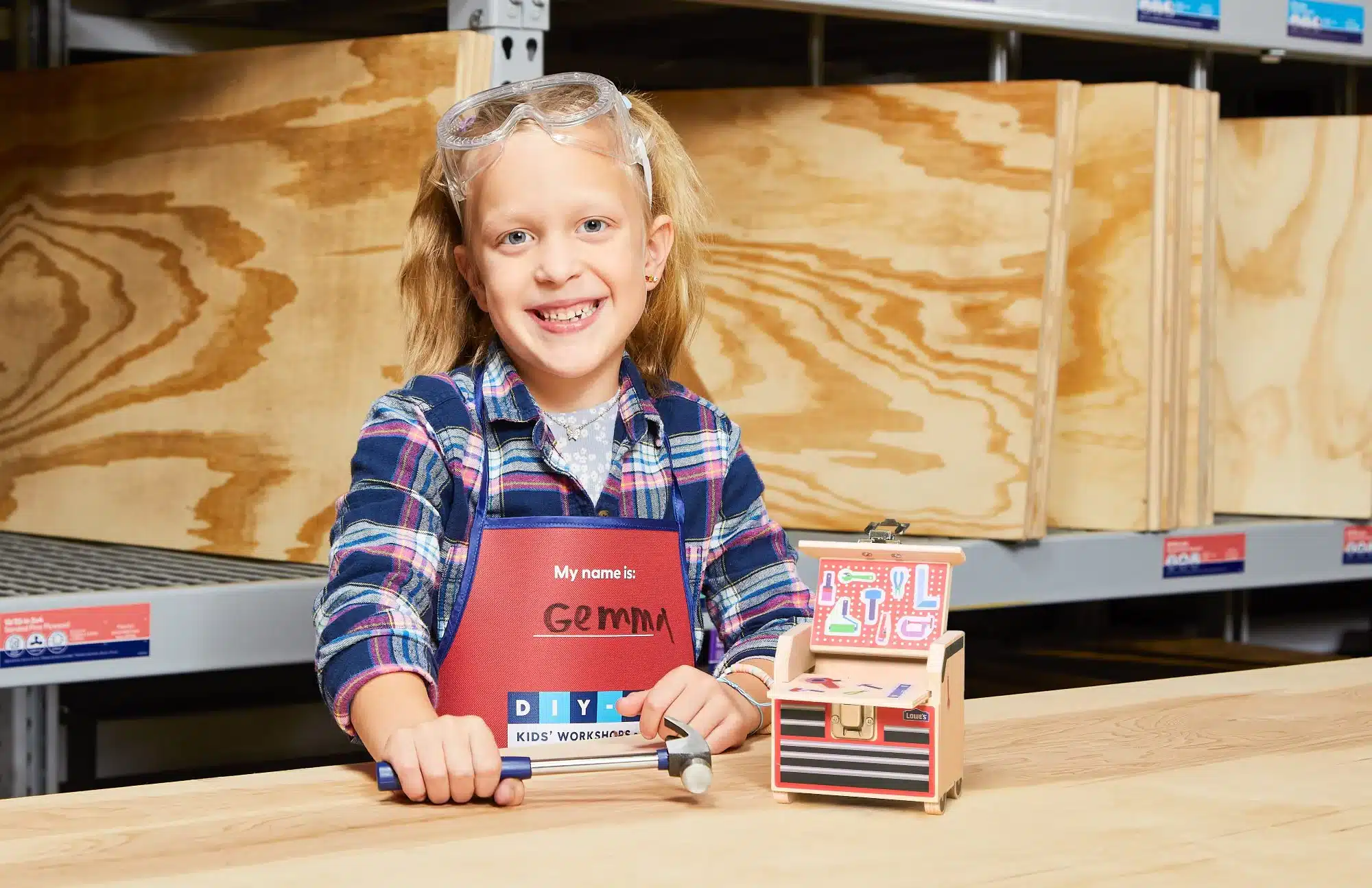 Free Lowes Kids Workshop Tool Chest