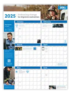 Free ZOLL EMS 2025 Wall Calendar