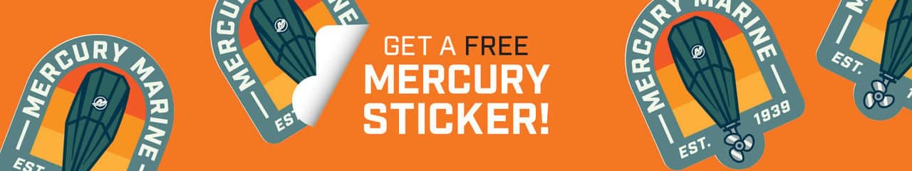 Free Mercury Marine Sticker