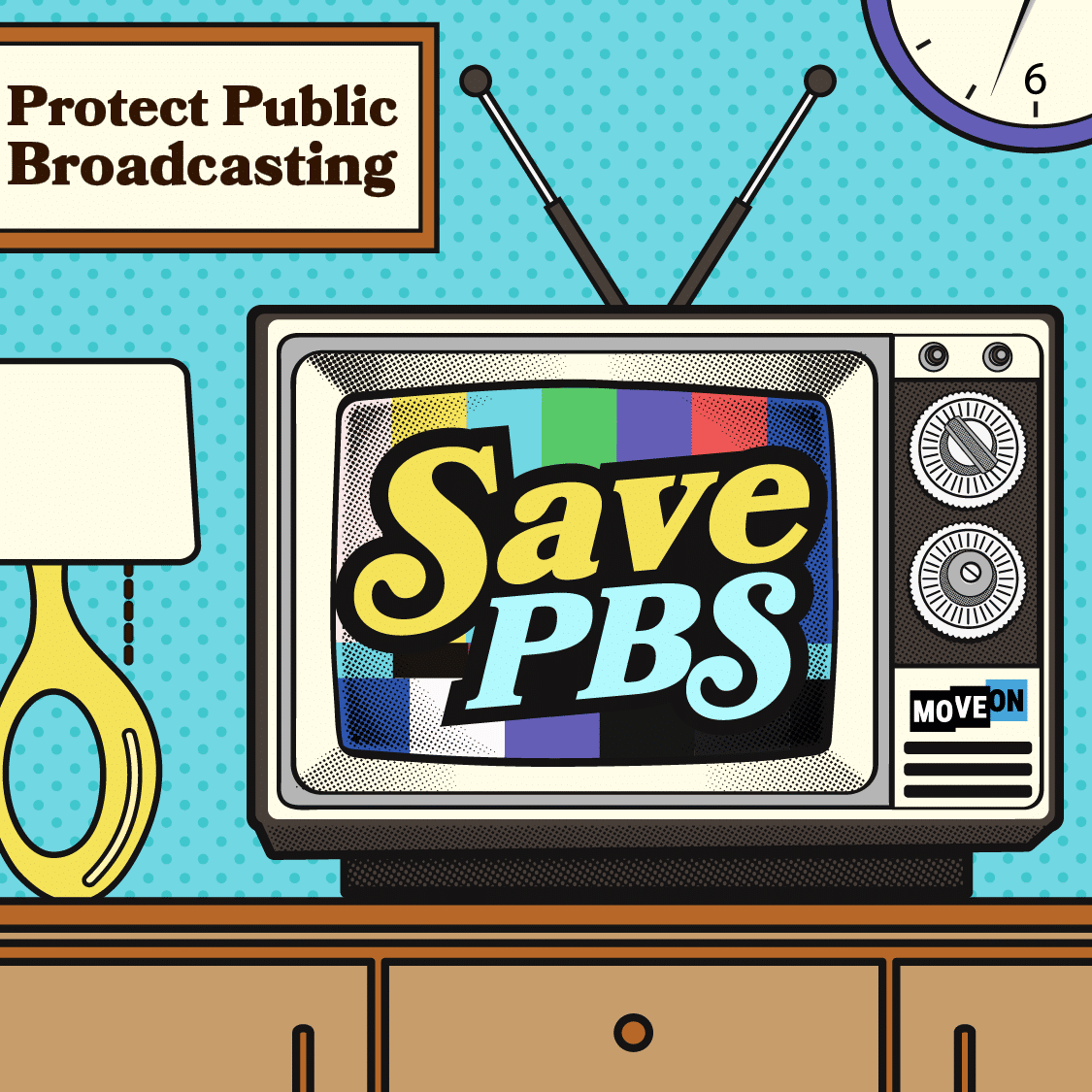 Free Save PBS Sticker