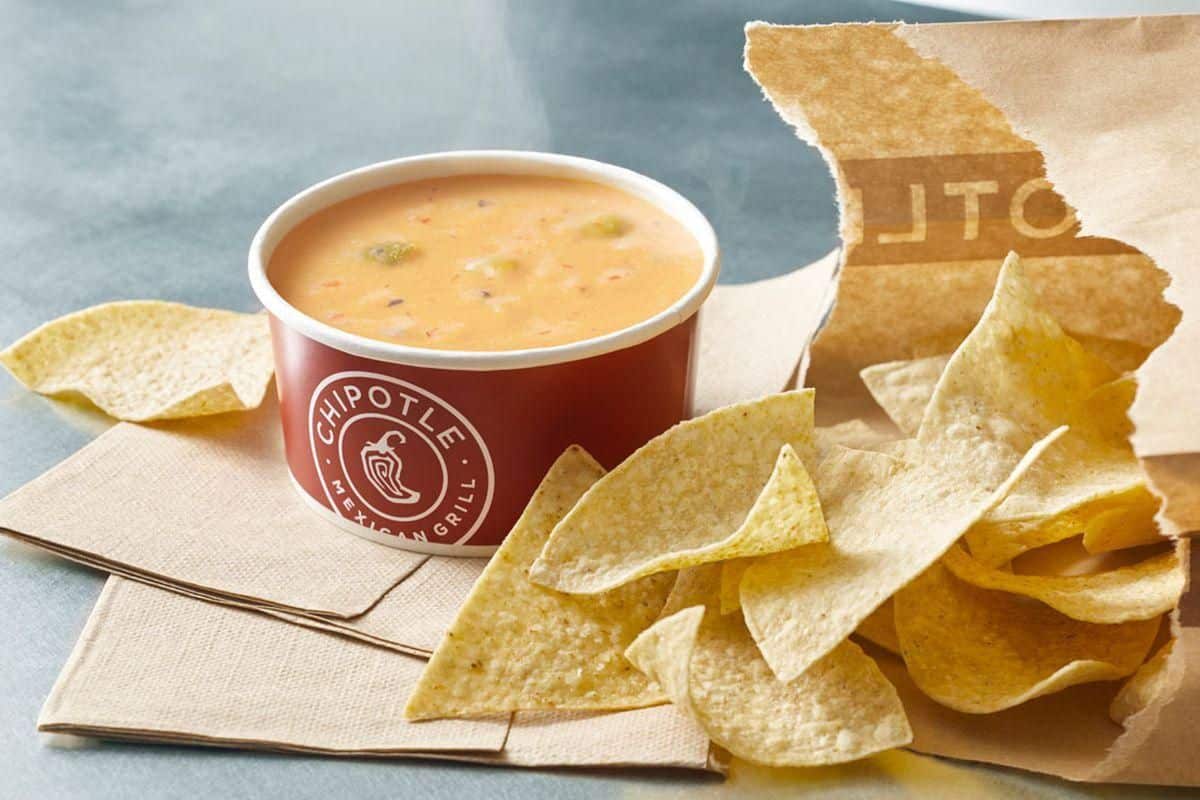 Free Chipotle Chips Queso