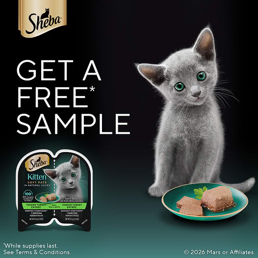 Free Sheba Kitten Soft Pate Cat Food