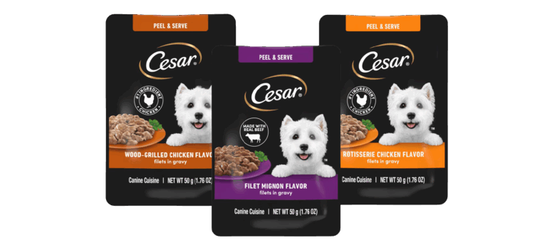 Free Cesar Dog Food Pouch