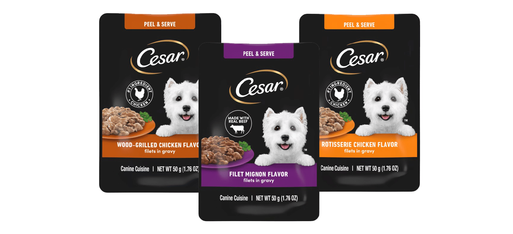 Free Cesar Dog Food Pouch