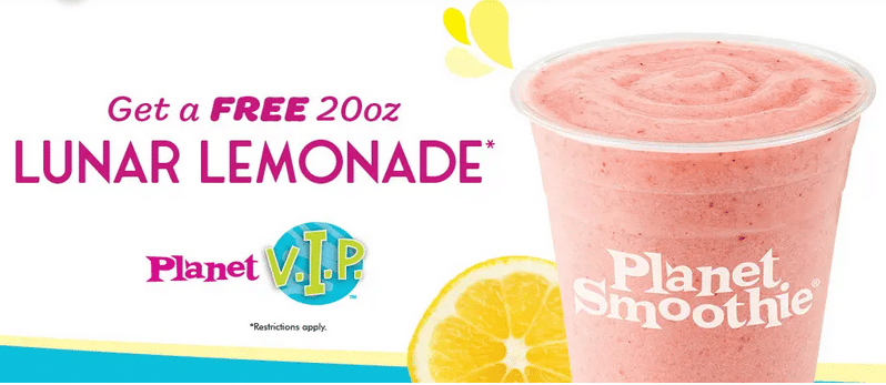 Free Planet Smoothie on June 21