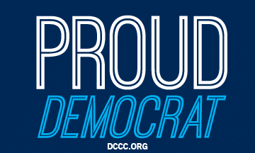Free Proud Democrat Sticker