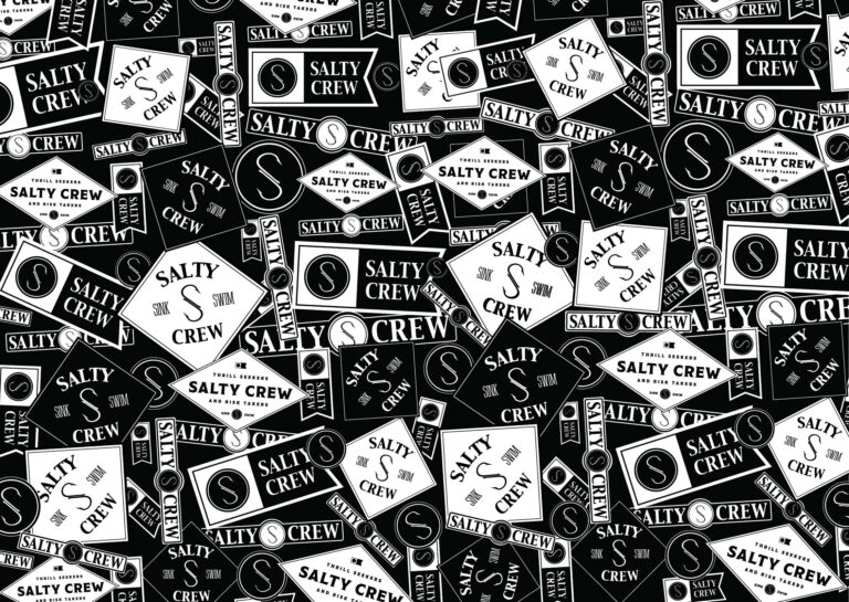 Free Salty Crew Stickers