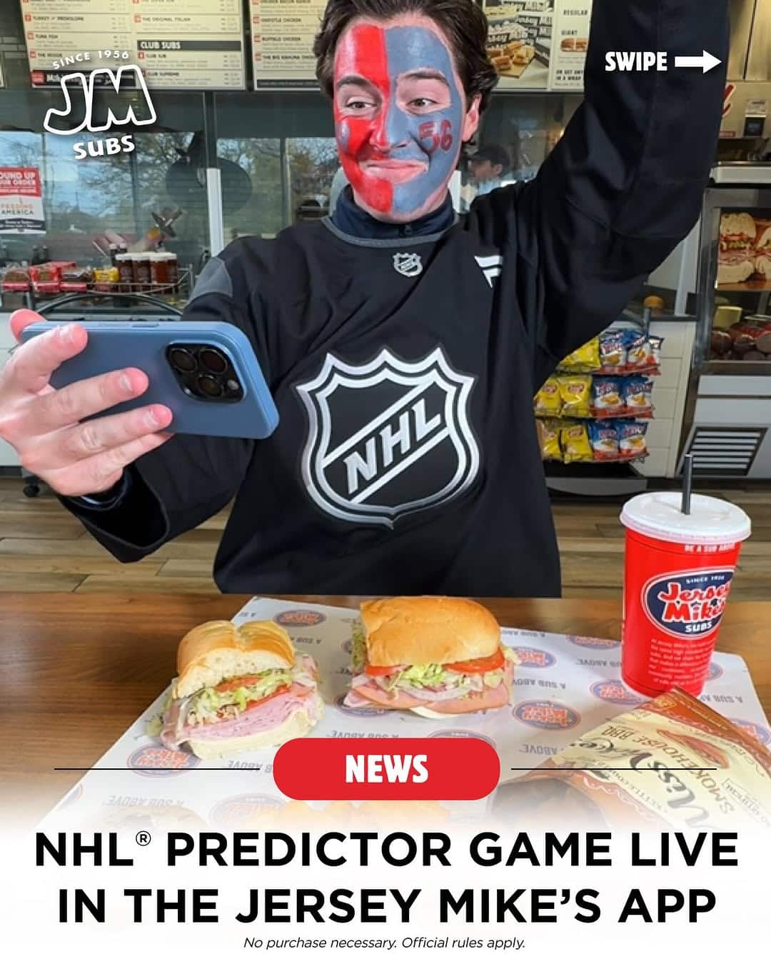 Jersey Mikes NHL Predictor Game