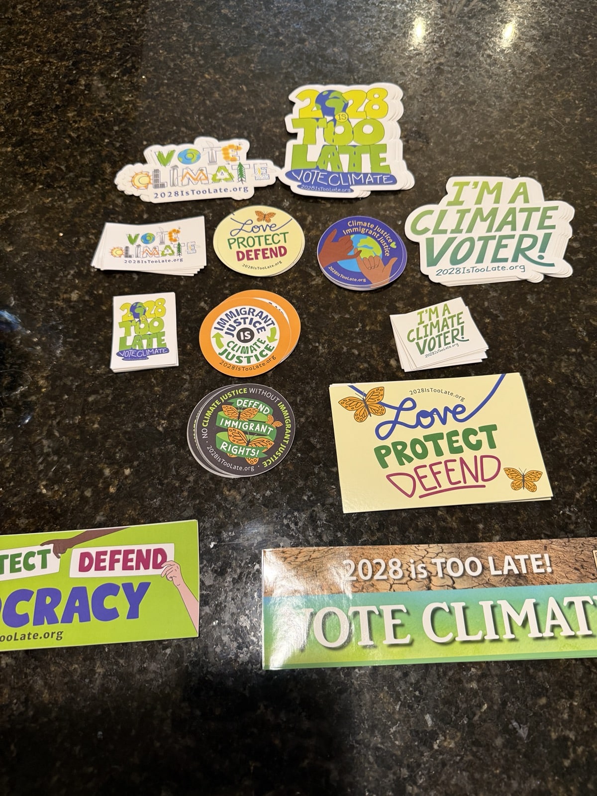 2008 is too late stickers