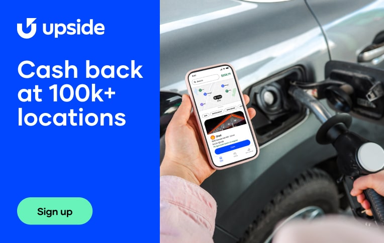 Upside Cash Back on Gas